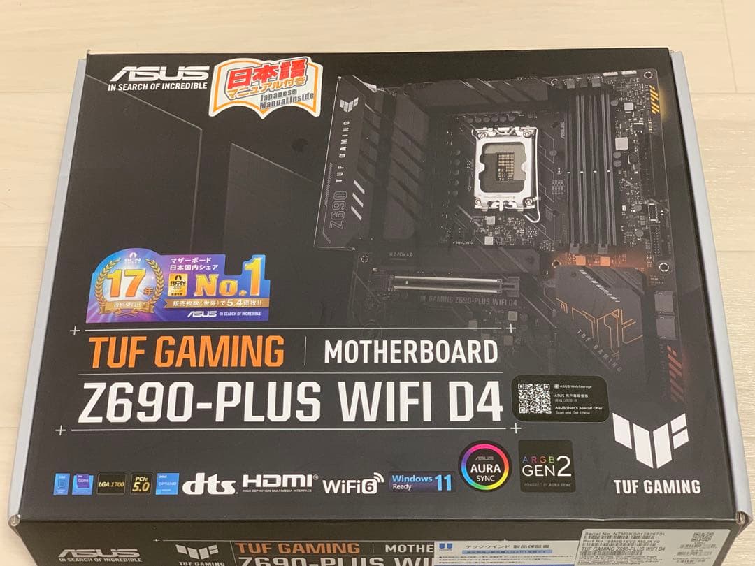 CPU i9-12900KS,TUF GAMING Z690-PLUS WIFI D4
