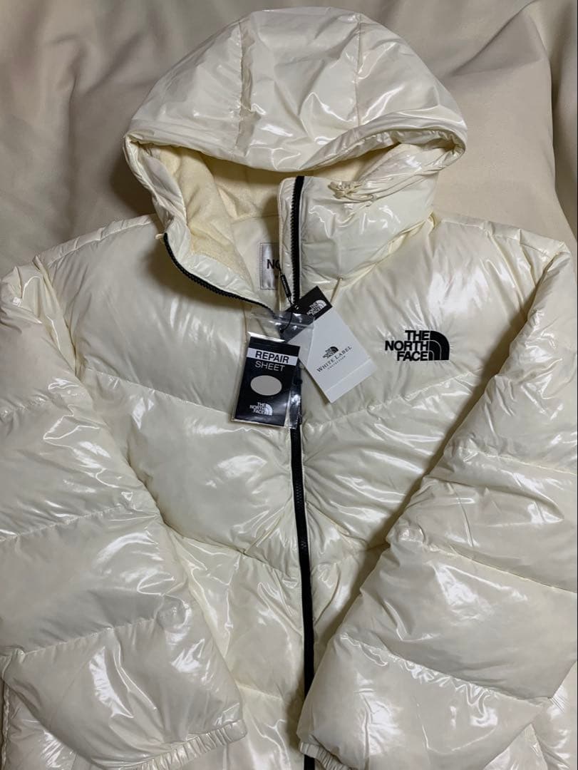 ミ*ガ様 WHITELABEL ネオフリーダウン　クリーム色　2XL