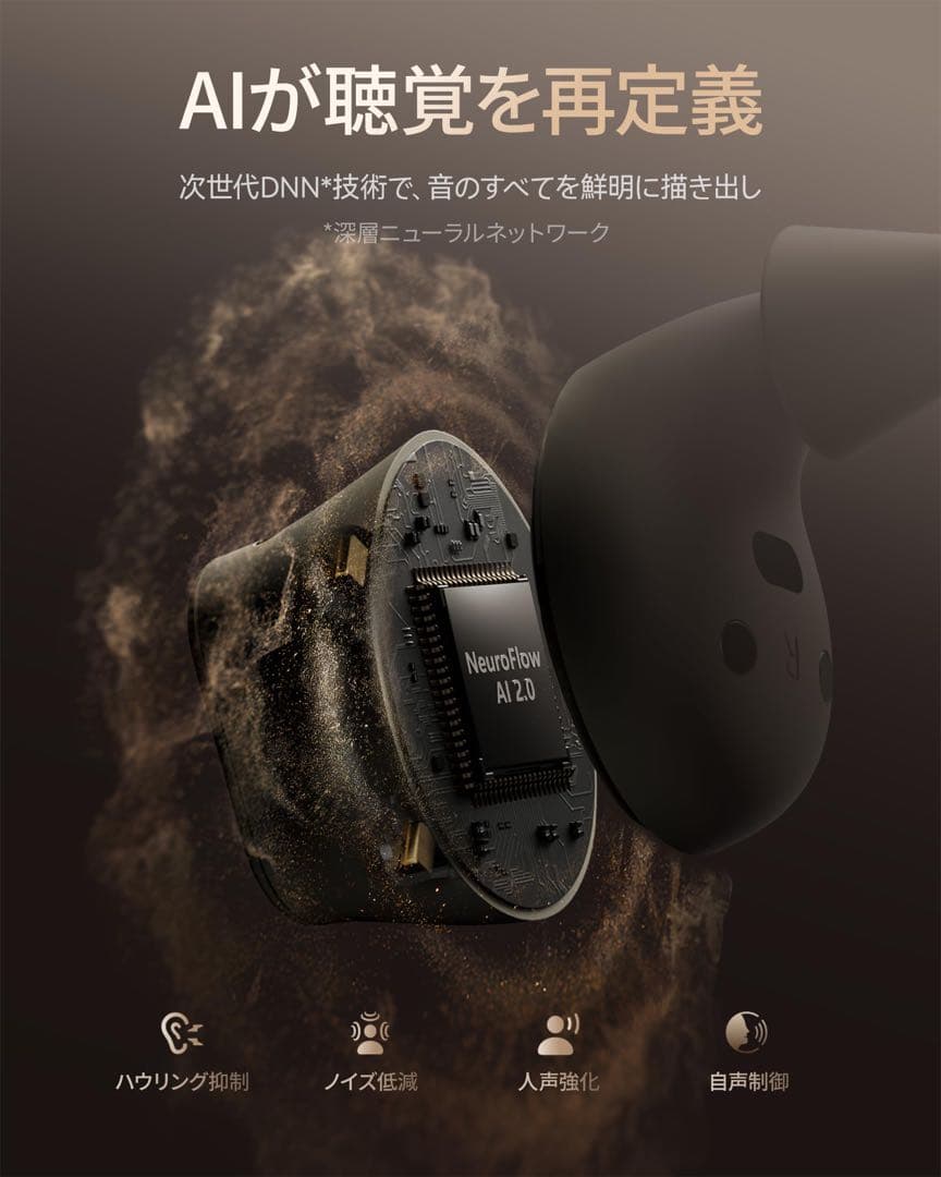 Cearvol Wave Lite 集音器 高齢者向け AUX-INテレビ対応