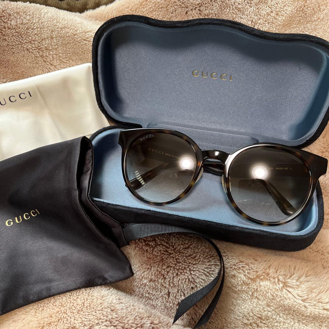 GUCCI トータスシェル サングラス 49mm