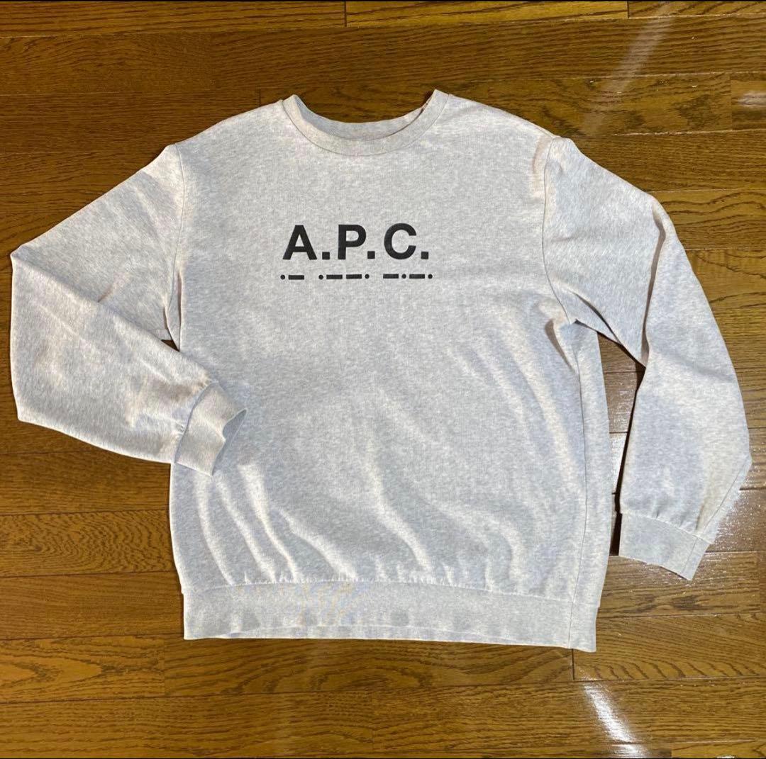 A.P.C スウェット トレーナー L モールス グレー