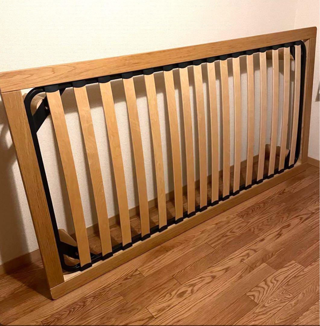 MUJI 木製ベッドフレーム シングル オーク