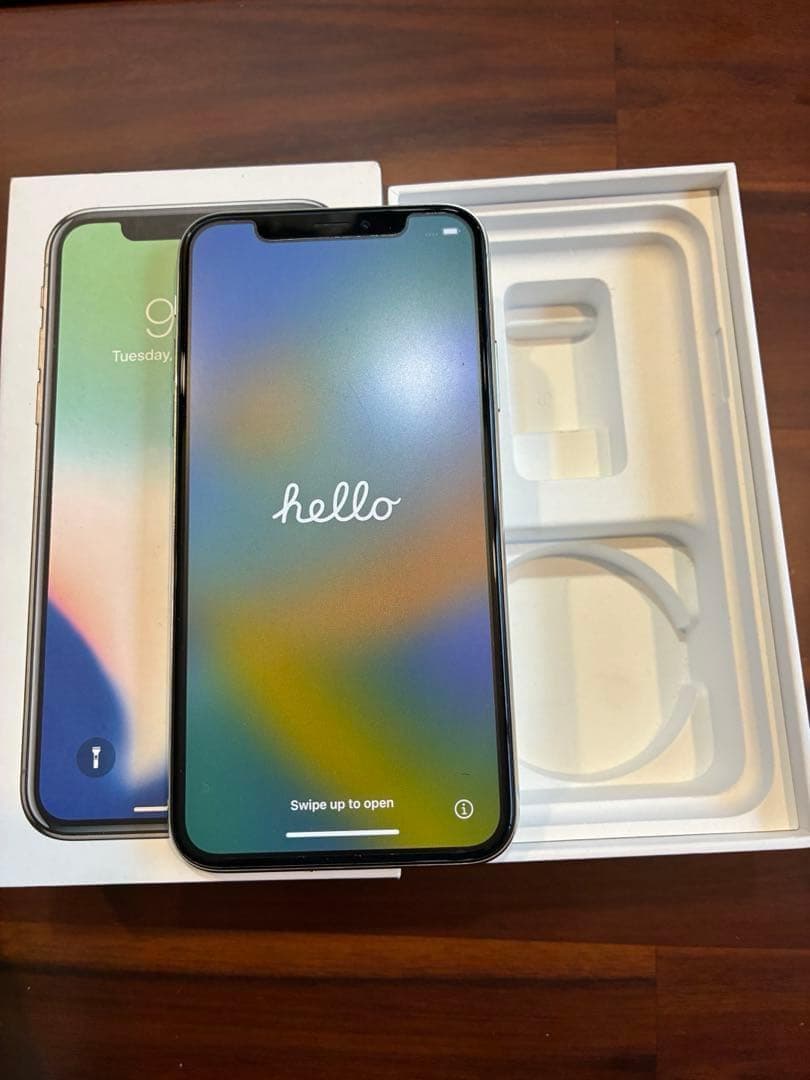 iPhoneX 256GB バッテリー最大容量100%