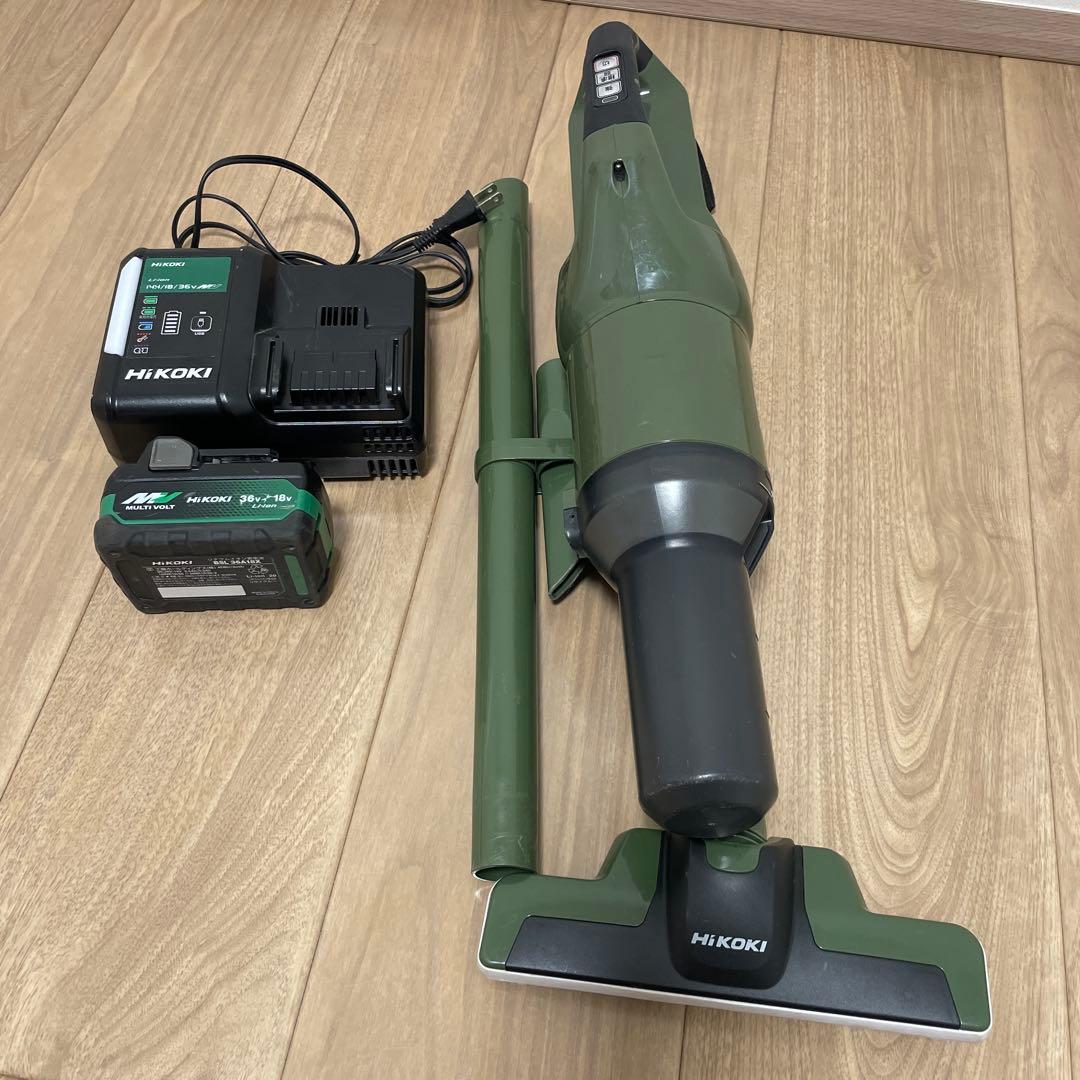 HIKOKI コードレス掃除機　本体 R36DB(SC)充電器セット