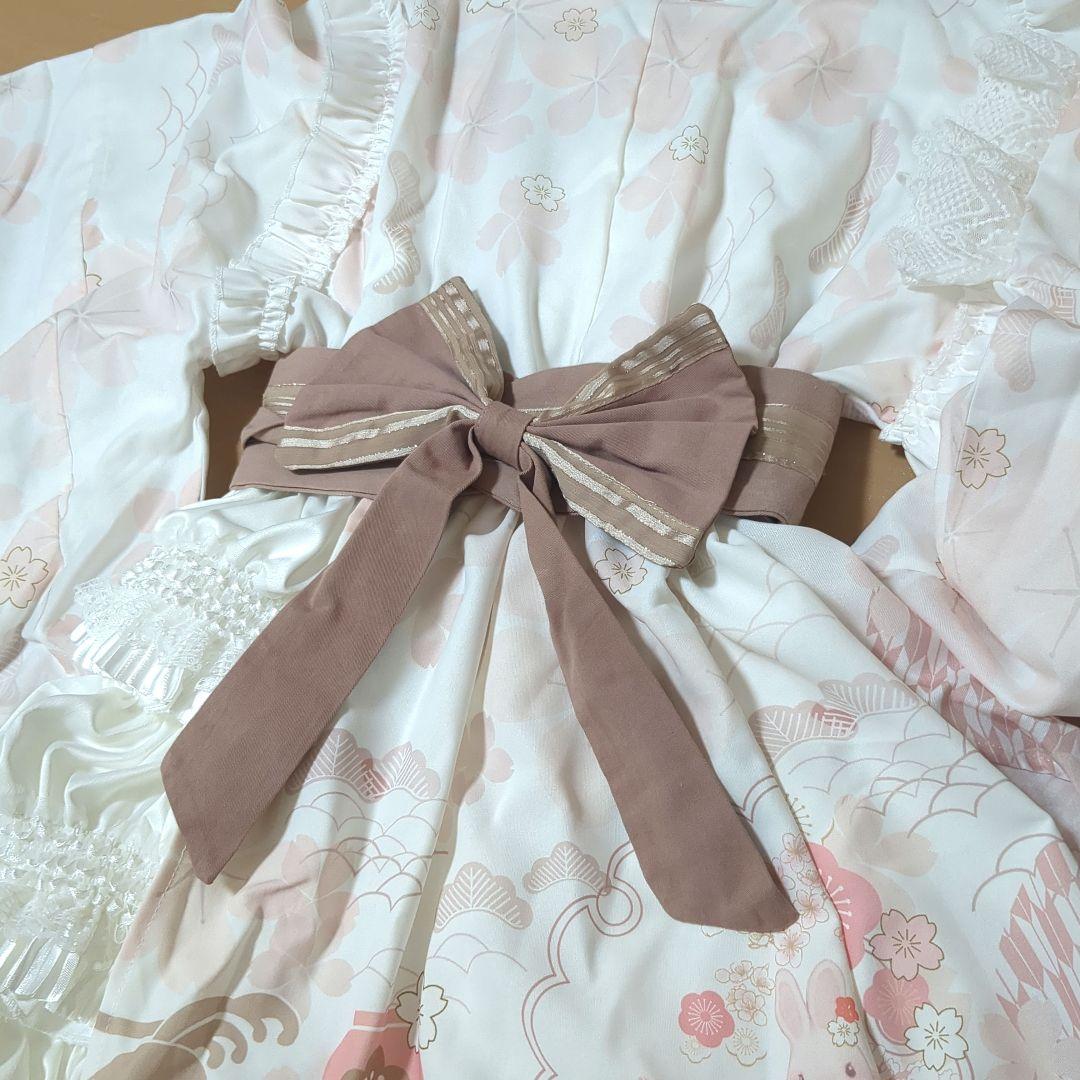 浴衣ドレス ピンク 大人 和ロリ 地雷系 量産型 姫ギャル