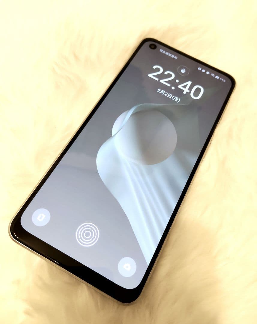 【SIMフリー】OPPO Reno9A ムーンホワイト 新品ガラスフィルム付