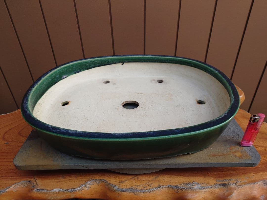 マ*。様 盆栽　鉢　真山造　幅48.7cm