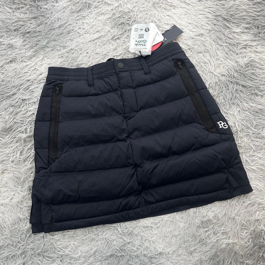 新品　パーリーゲイツ　セットアップ　ジャケット　中綿　スカート　ネイビー　M