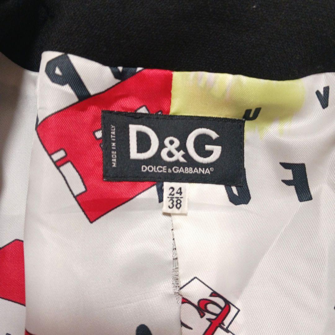 ドルチェアンドガッパーナ　ピュアウールジャケット　コート　黒　y2k