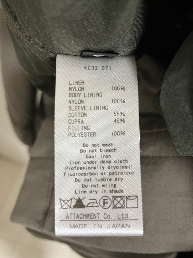 KAZUYUKI KUMAGAI ATTACHMENT モッズコート