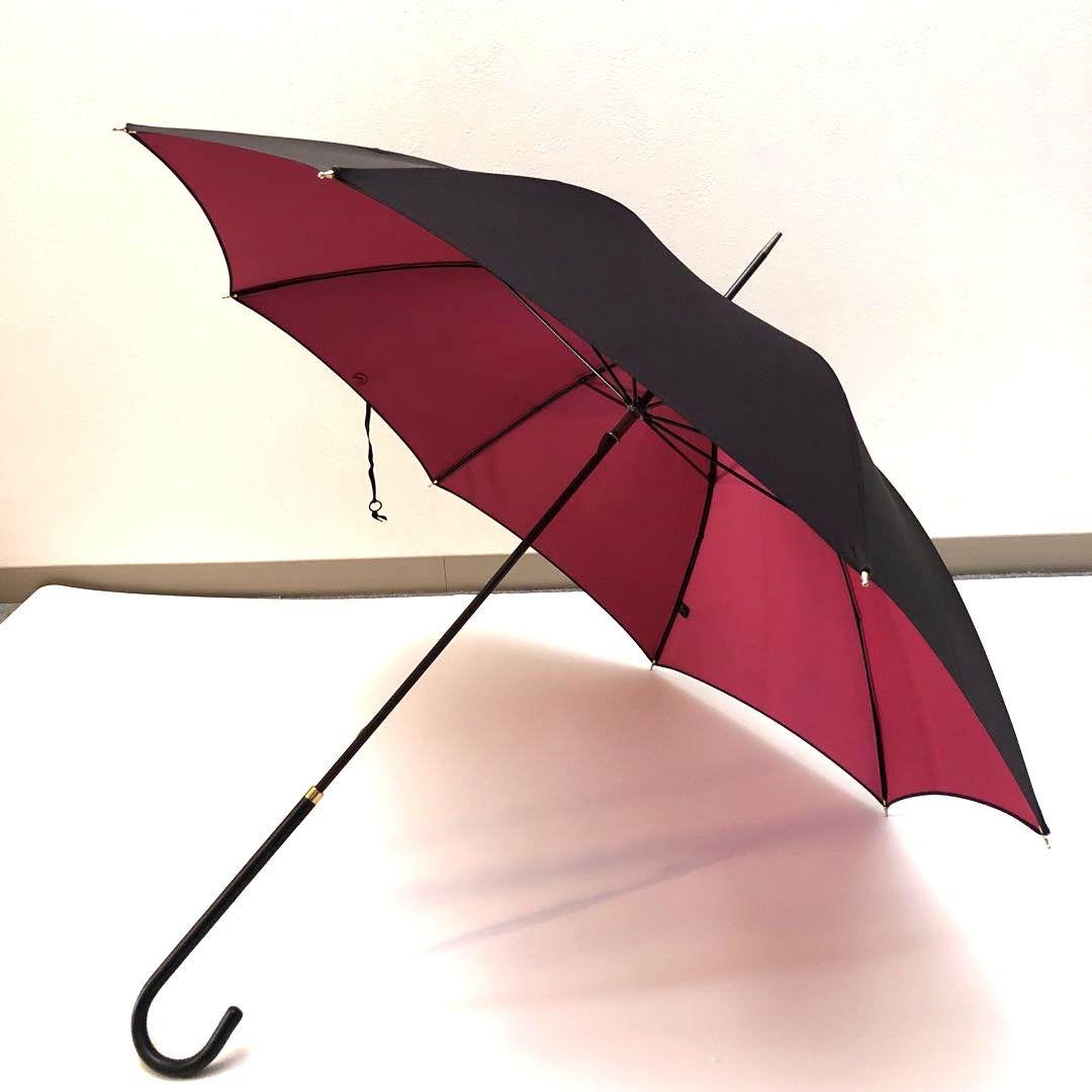 ★美品★フォックスアンブレラズ 長傘 ピンク ブラック系