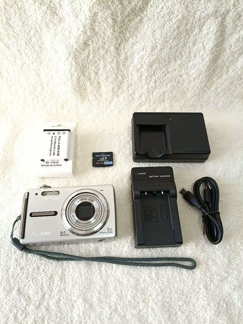 オリンパス OLYMPUS FE-330 デジカメ【動作確認、付属品新品購入済】