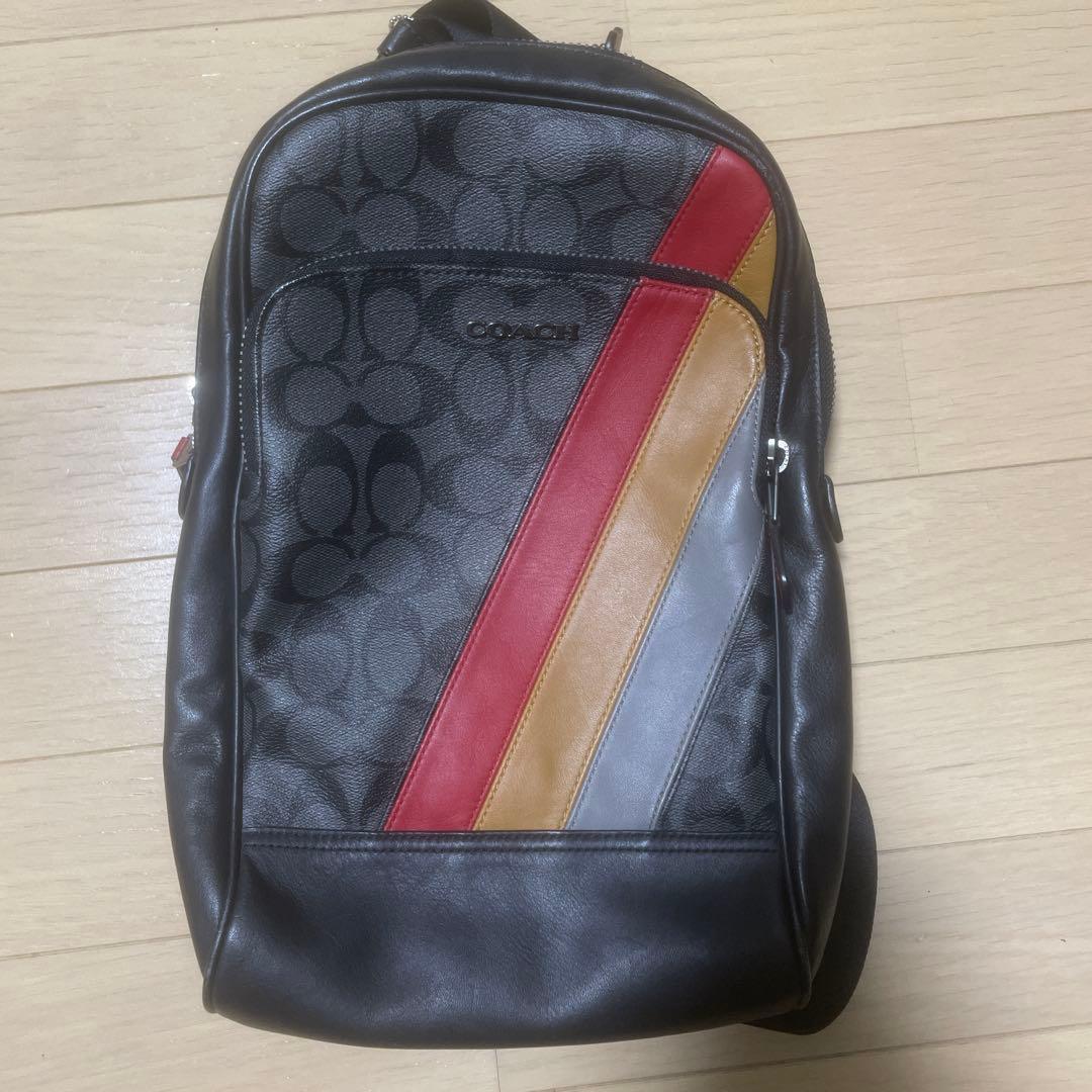 coach コーチ リュック バックパック ストライプ