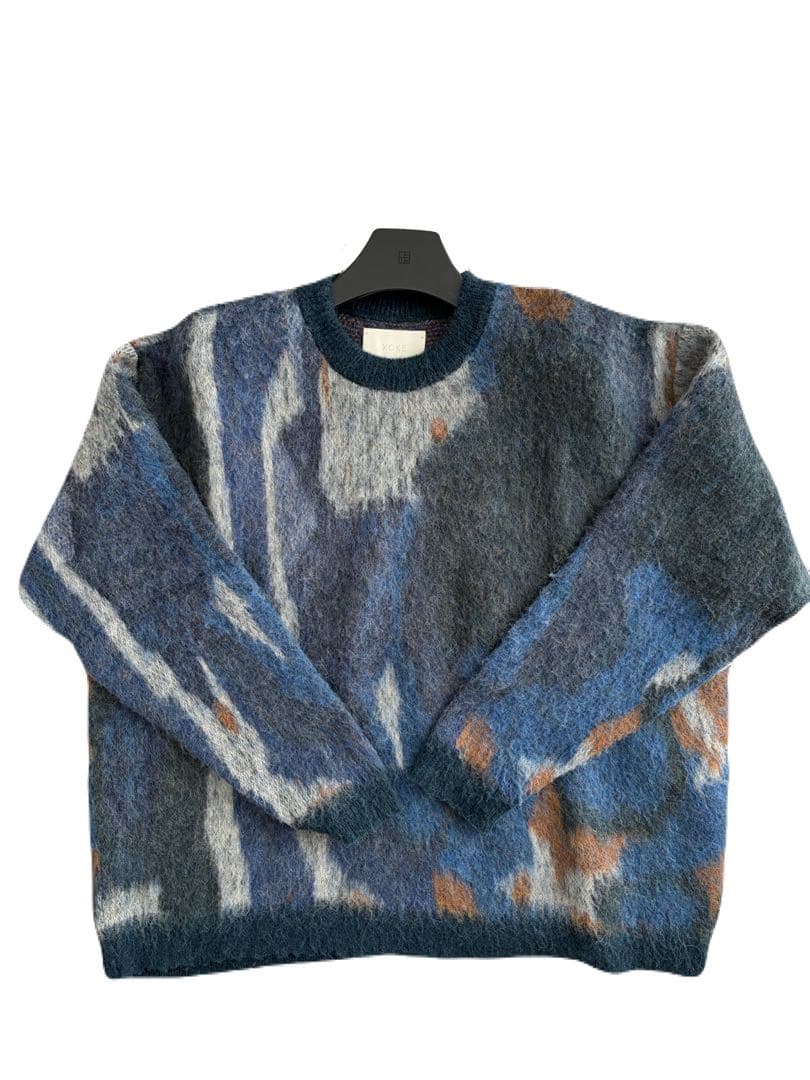 YOKE/21AW ROTHKO JACQUARD CREW NECKセーター