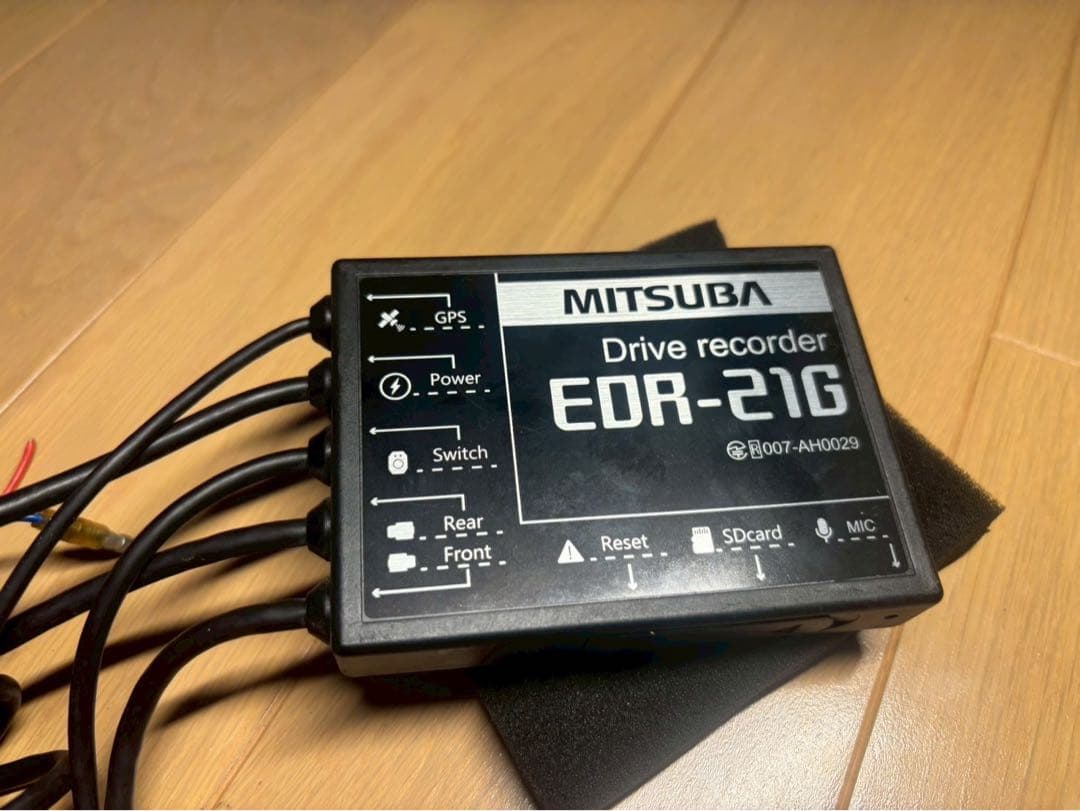 ミツバ バイク用 ドライブレコーダー EDR-21G 実働