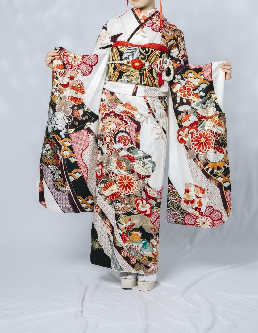 k_______様　振袖単品【585】【145cm~155cmの方用】