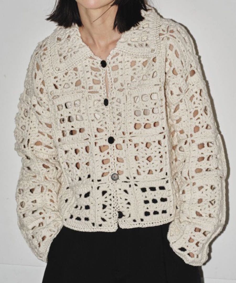 TODAYFUL Crochet Knit Shirts クロシェニットシャツ