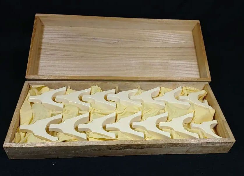 琴柱 天然素材 シマシマ14個セット