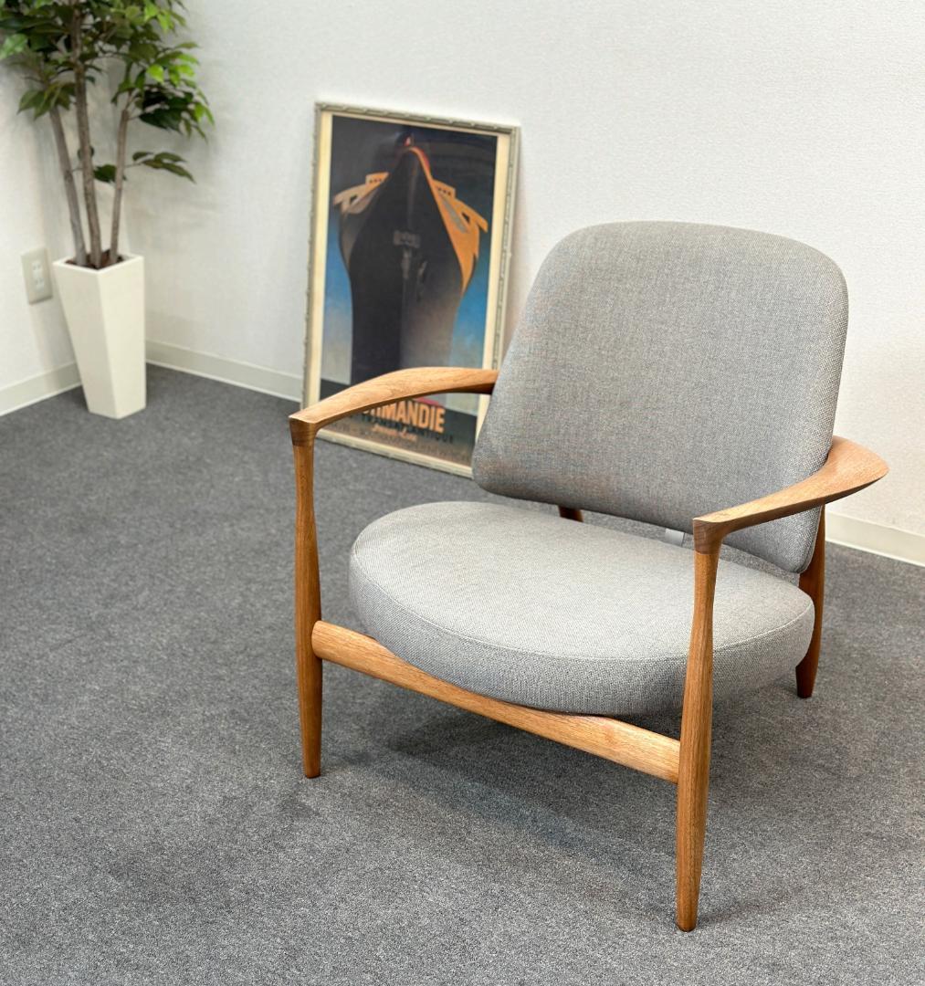 キタニ■IL-02 イージーチェア　1Pソファ グレー系 北欧デザイン