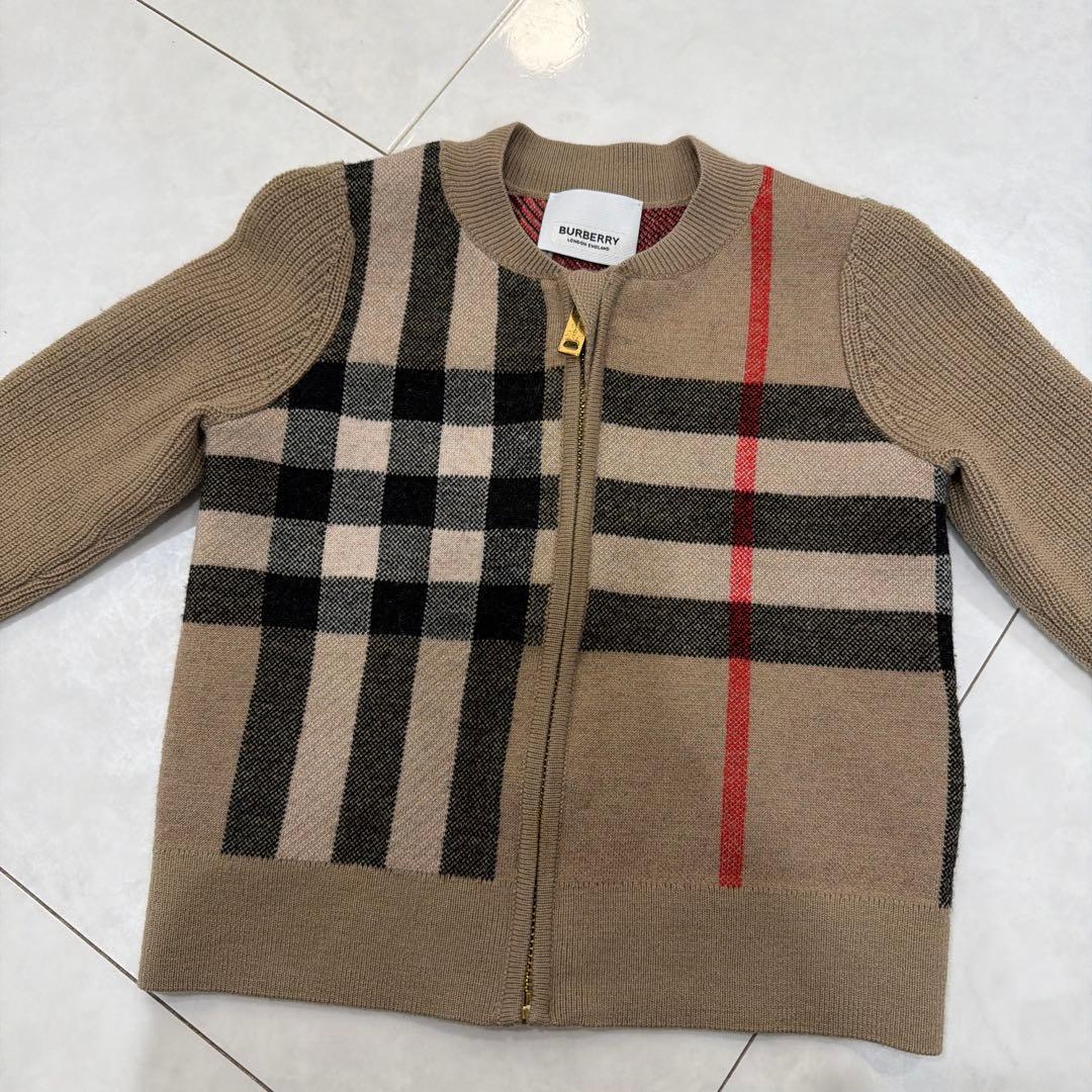 BURBERRY カーディガン86cm