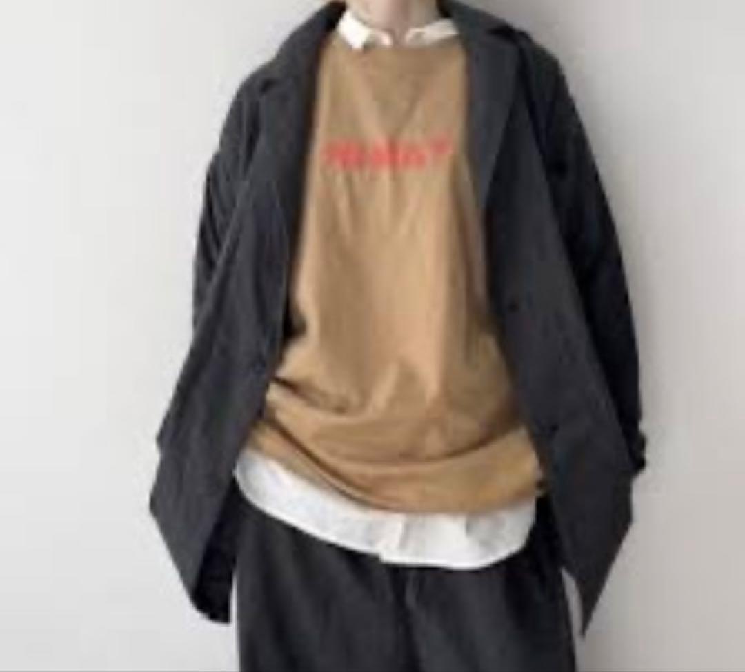 トゥジューtoujoursフランネルコットンアトリエジャケットサイズ2