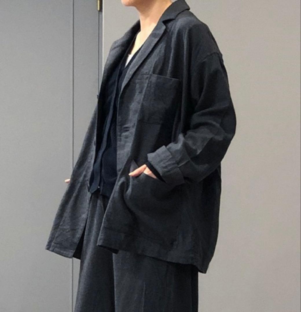 トゥジューtoujoursフランネルコットンアトリエジャケットサイズ2