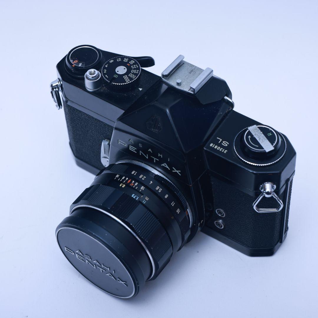 フィルムカメラ PENTAX SL 黒 レンズ付き