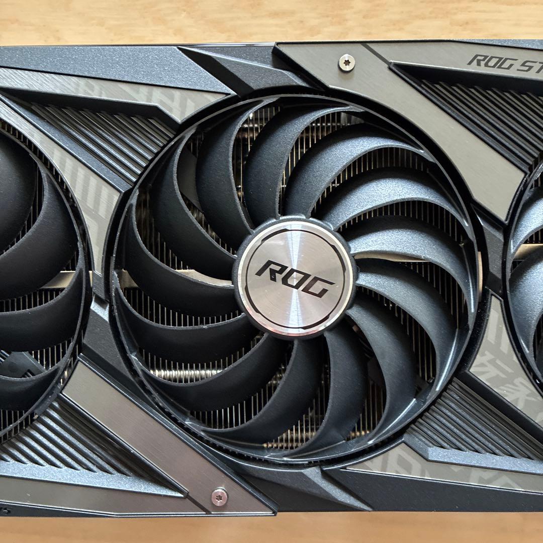 ASUS ROG RTX 3070 ヒートシンク　ファン　バックプレート　LED