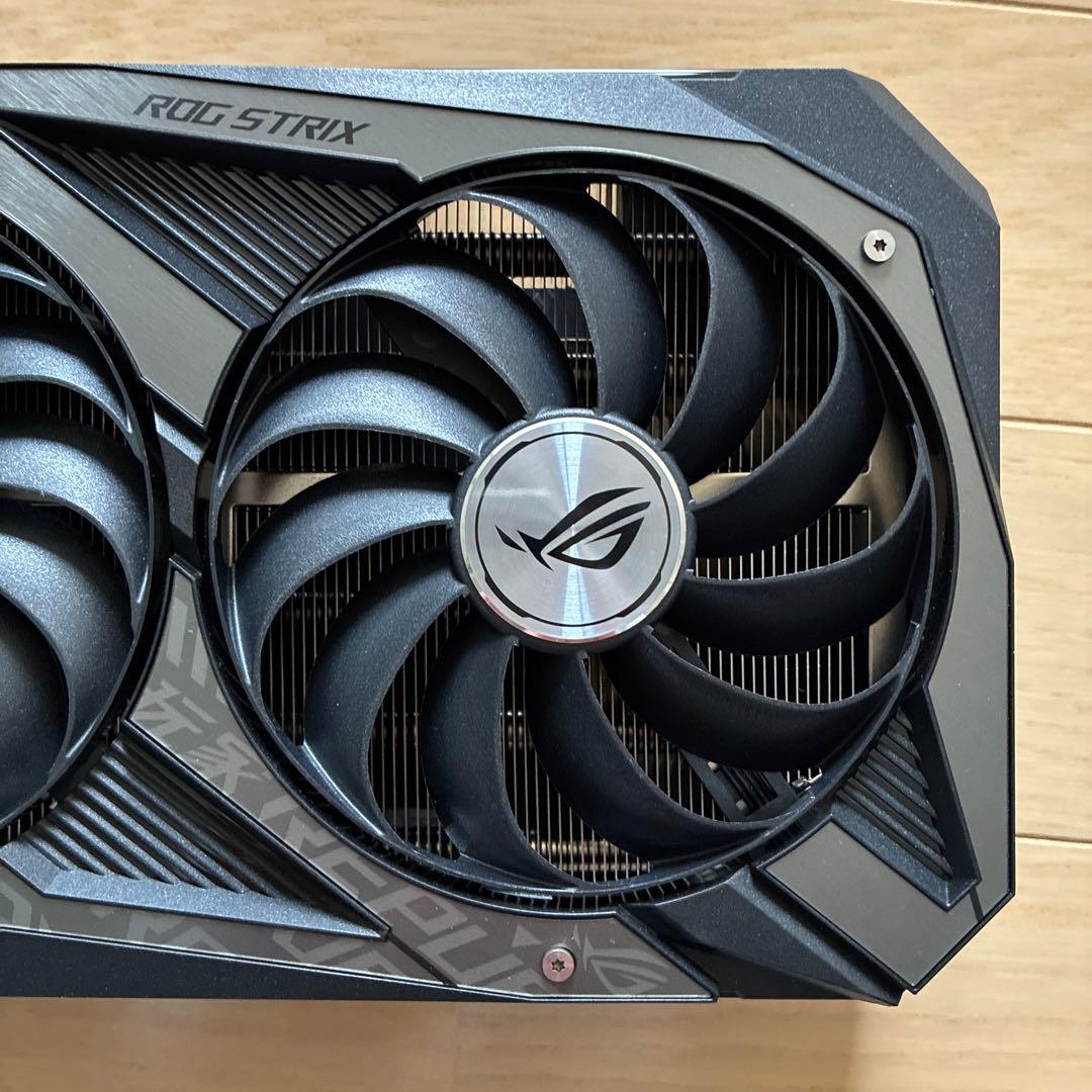 ASUS ROG RTX 3070 ヒートシンク　ファン　バックプレート　LED