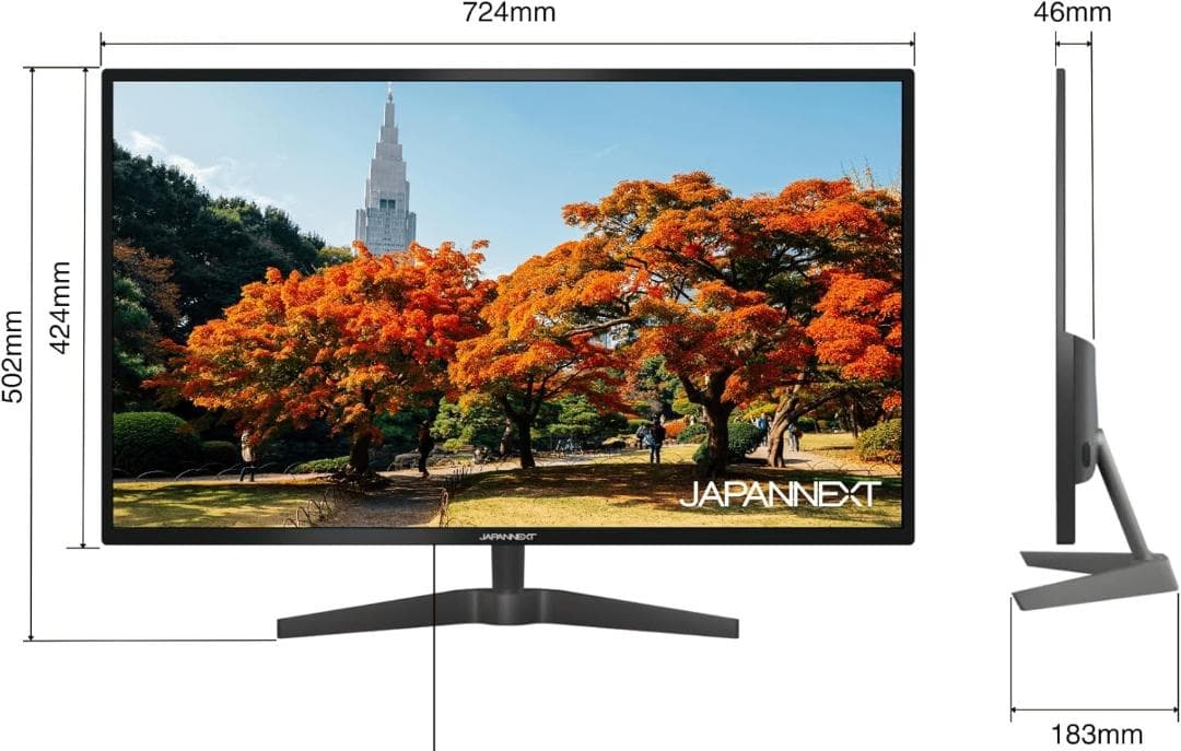 JAPANNEXT JN-IPS3200WQHD 32型 液晶モニター