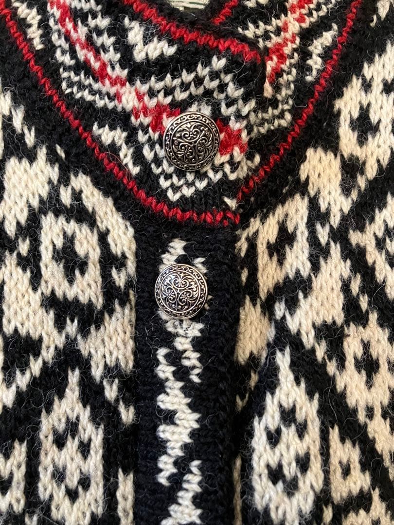 二宮こずえさん着用！エルエルビーン チロルニットカーディン ノルディック