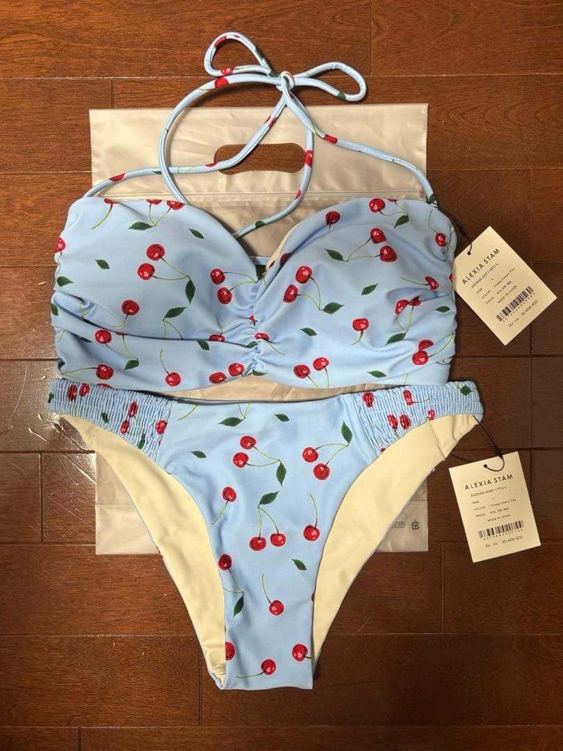 alexiastam チェリー柄 ビキニ Lサイズ