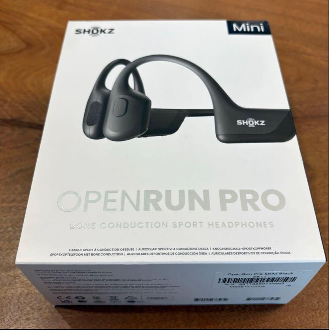 SHOKZ OPENRUN PRO mini 付属品一式有※充電ケーブル限定追加