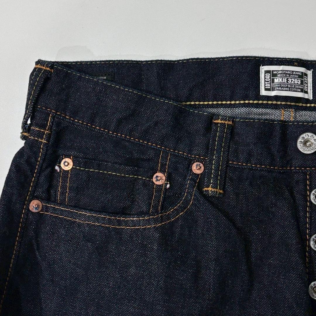 【新品未使用】 桃太郎ジーンズ MXJE3203 出陣スリムストレート 33