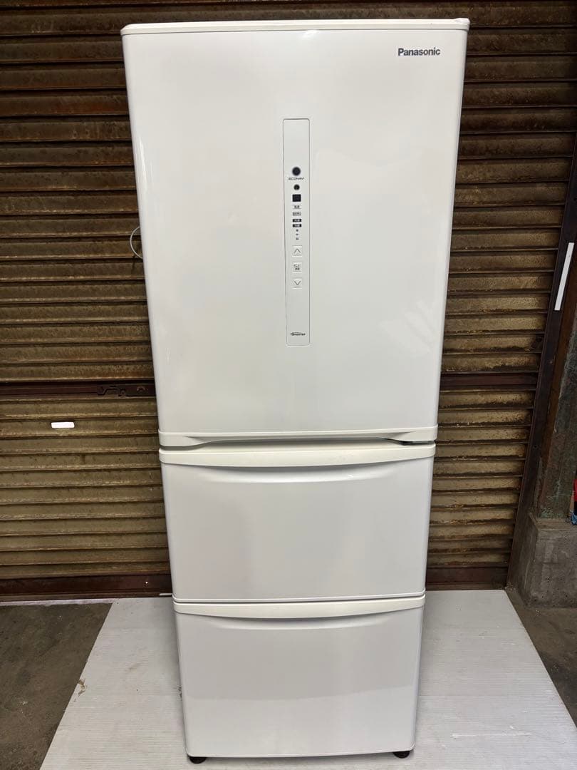 パナソニック ノンフロン冷凍冷蔵庫 NR-C340C-W 2019年製