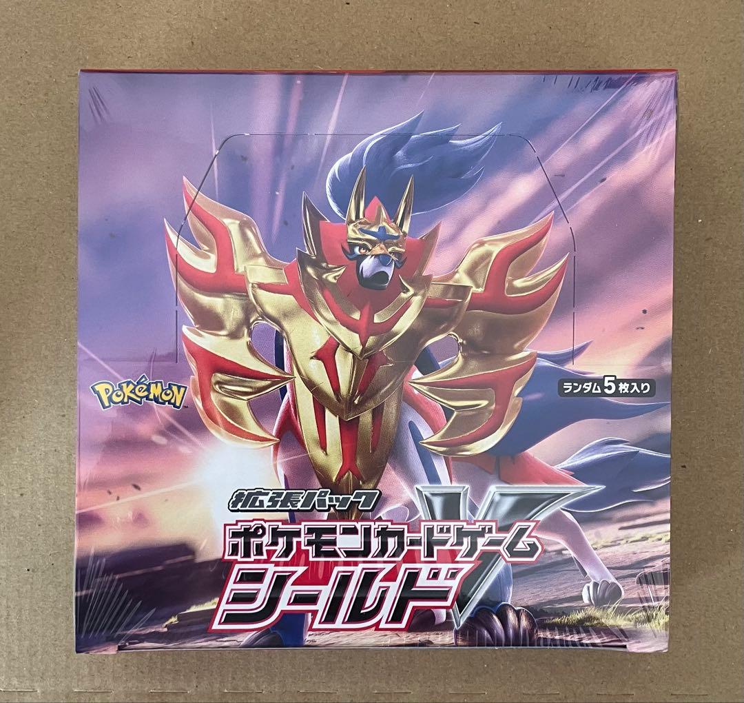 【新品、未開封】 シュリンク付き ポケモンカードゲーム S1H シールド BOX