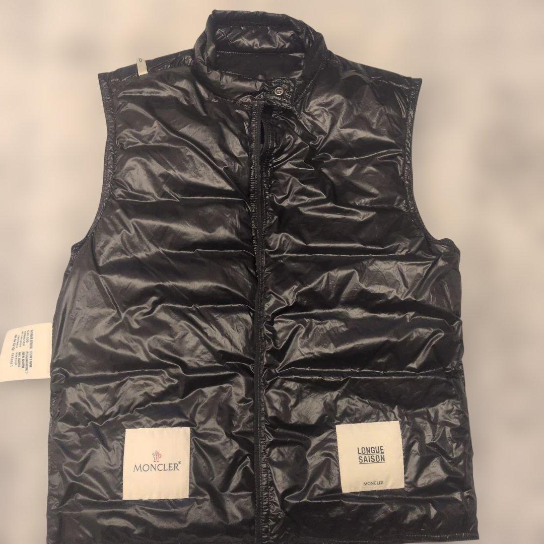MONCLER ブラック ダウンベスト サイズ0