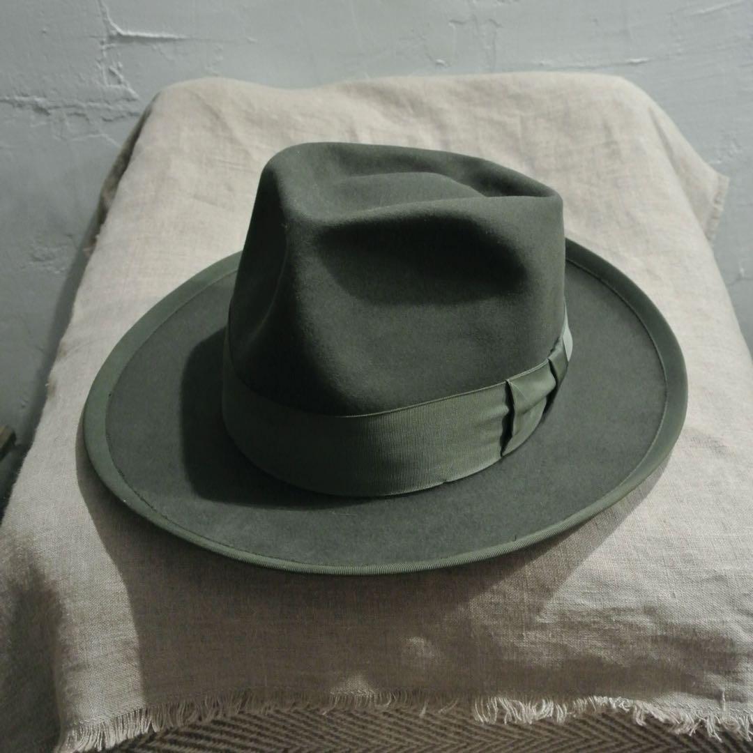 帽子 50s Vintage STETSON Stetsonian 1/4 58cm