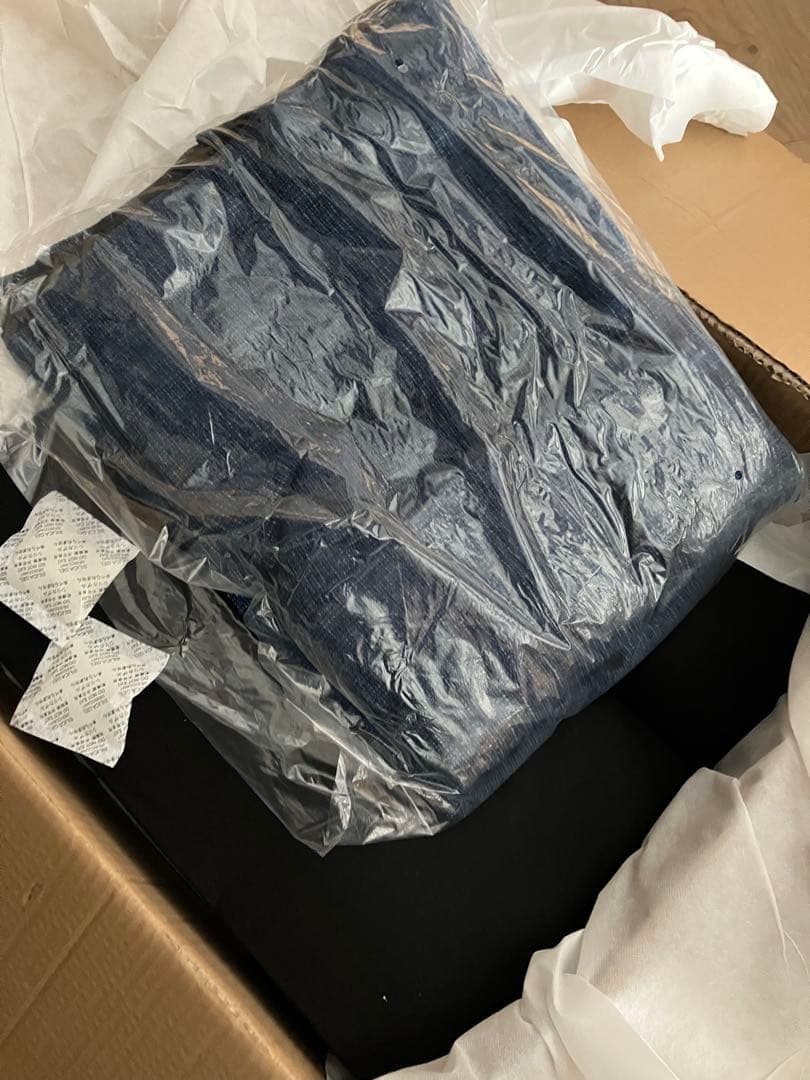 スタイル自由カバーリングコーナーカウチソファ　オットマン付　ネイビーファブリック