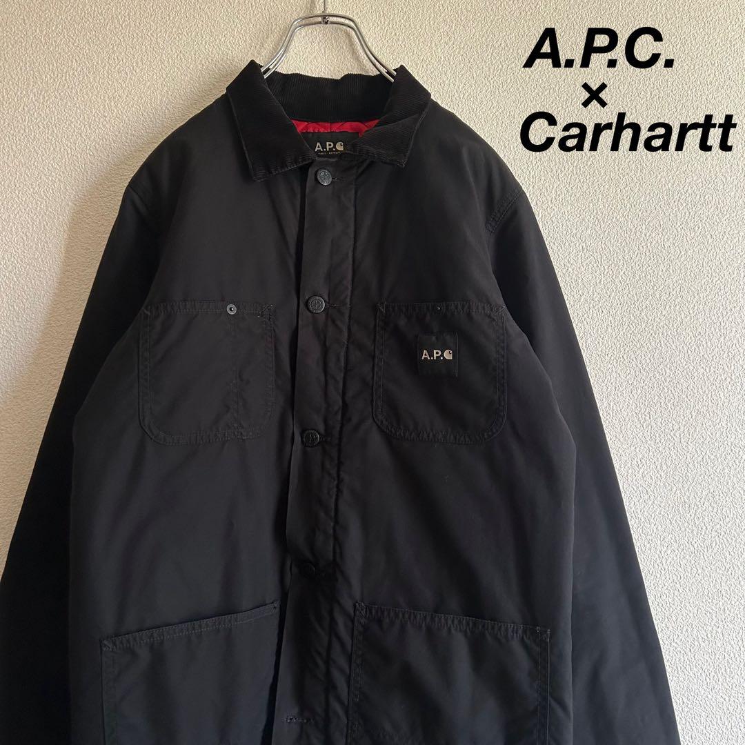 A.P.C. × Carhartt カバーオール 中綿ジャケット チェーン 黒