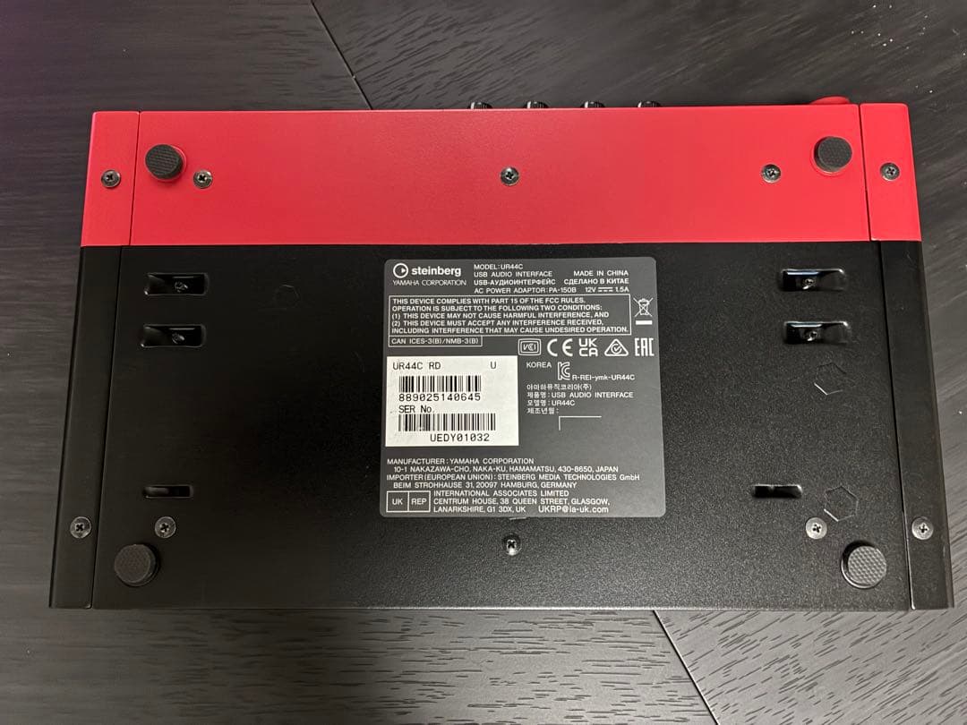 steinberg UR44C オーディオインターフェイス