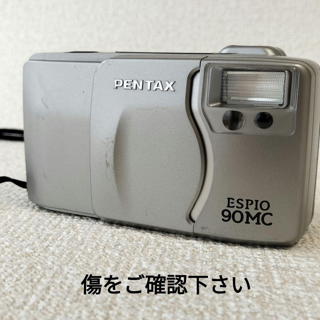 動作確認済 ペンタックス ESPIO 90MC 付属品付 フィルムカメラ電池付き