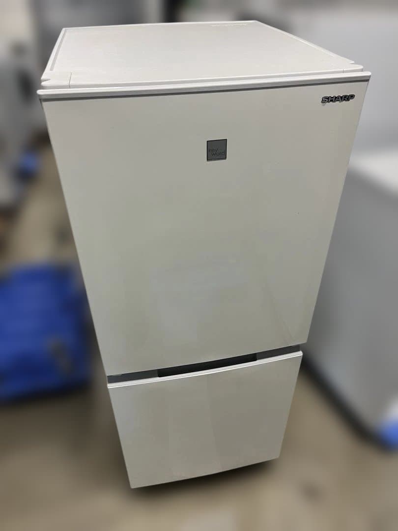 SHARP ノンフロン冷蔵庫 SJ-15E8-KW 152L 識別T