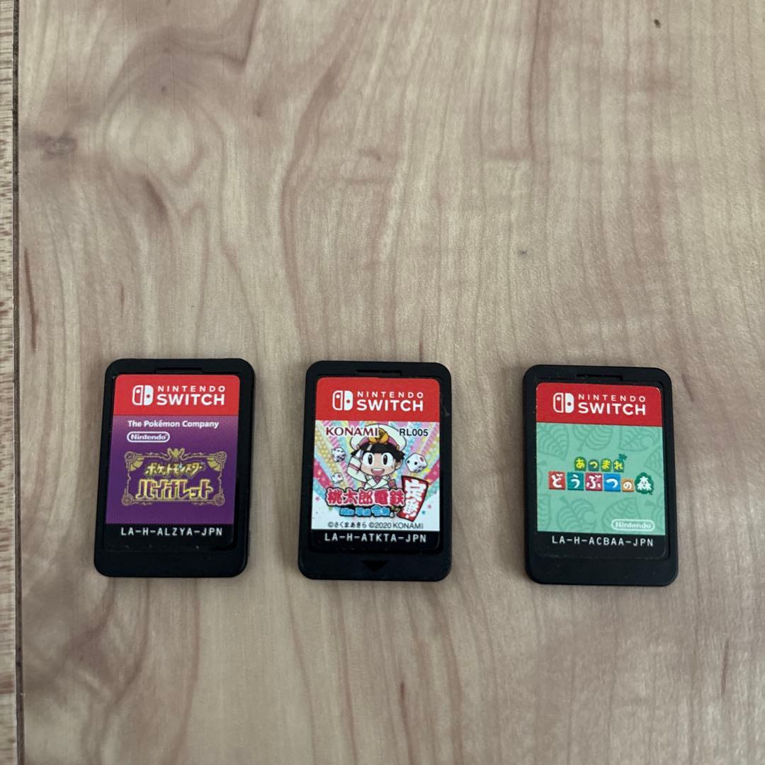 Switchソフト(あつ森、ポケットモンスターバイオレット、桃鉄)