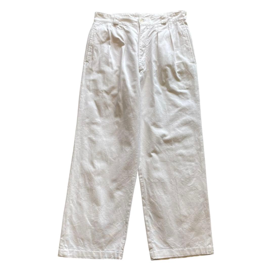 50s 60s ヴィンテージ フランス軍 ワークパンツ ミリタリーパンツ XL