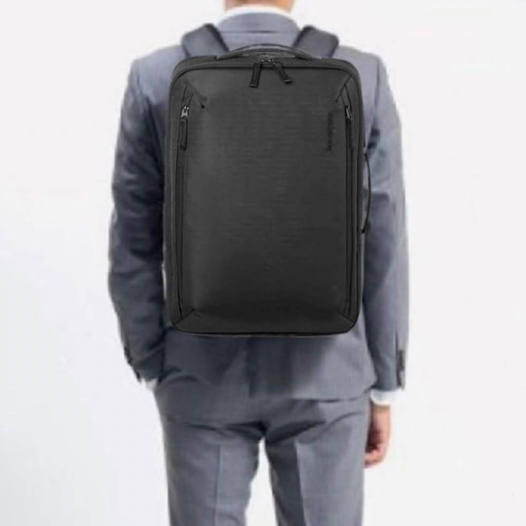 未使用★サムソナイト レッド DOMANN ドマン リュック Samsonite