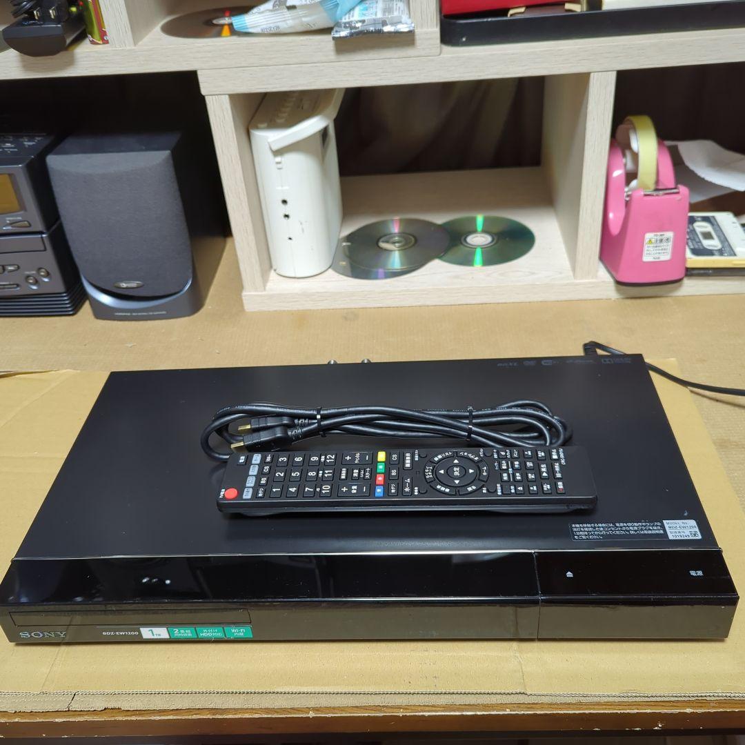 年式古いけど使用頻度少なめSONY ブルーレイレコーダー BDZ-EW1200