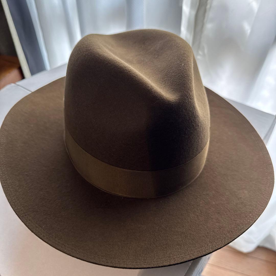 H.W. Dog & Co. ブラウンフェルトハット FRONT-H