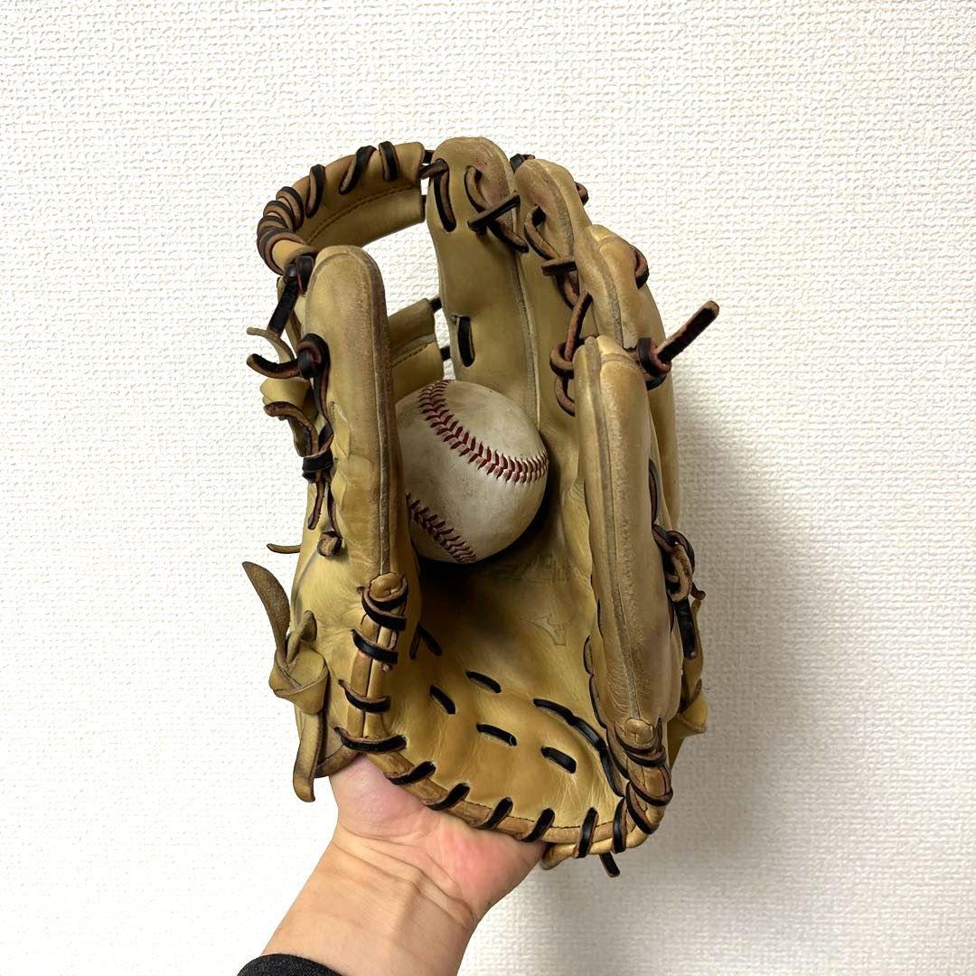 821 ミズノ グローバルエリート 型抜群 即戦力 軟式 内野手用グローブ