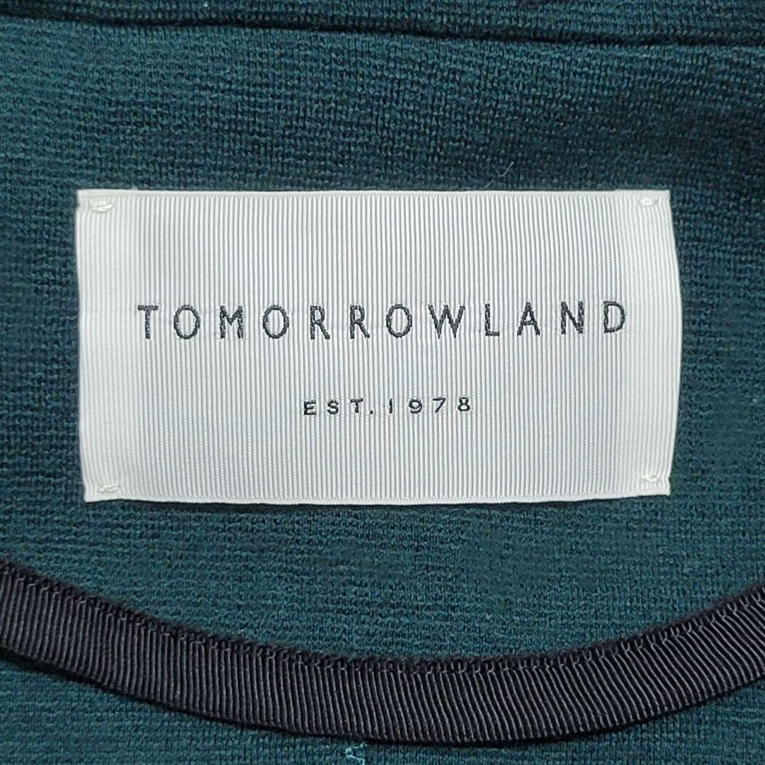 s m トゥモローランド 超高級 ウールニット テーラードジャケット